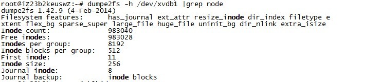 ECS Linux系统磁盘inode满了处理方法